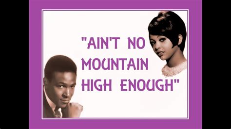  Ain't No Mountain High Enough – A Soulful Ballad That Transcends Any Obstacle